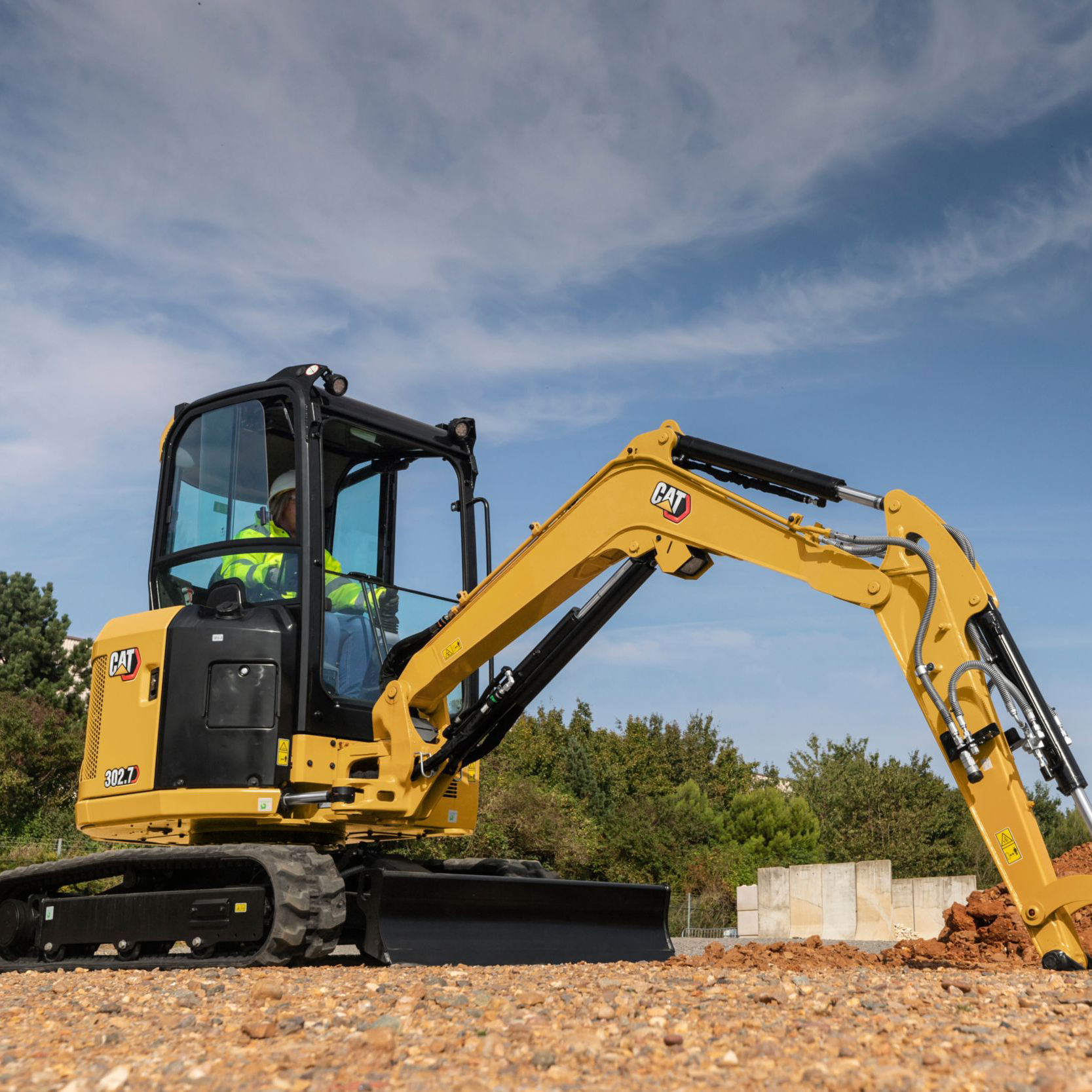 Minibagger CAT 302.7 mit 2,7 Tonnen